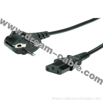 1.5m European Power Cord with Iec C13 Plug (YTX117)